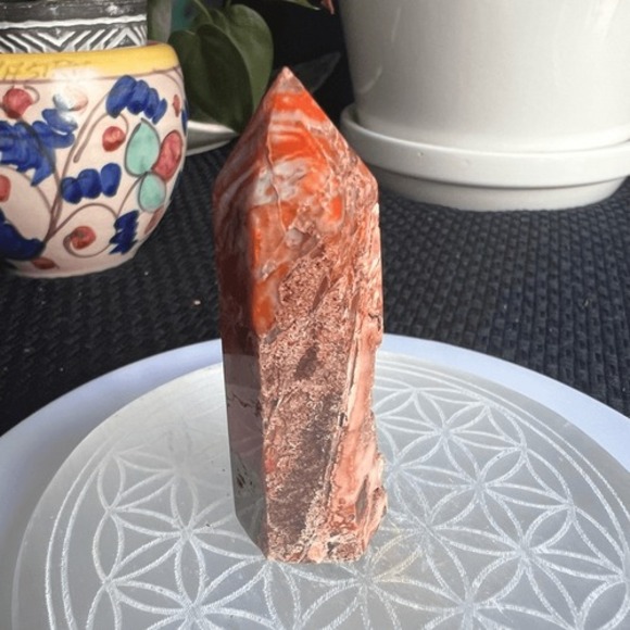Crazy Lace‎ Agate Crystal Tower | Energy Healing Home Décor Spiritual Cleansing - Picture 4 of 14